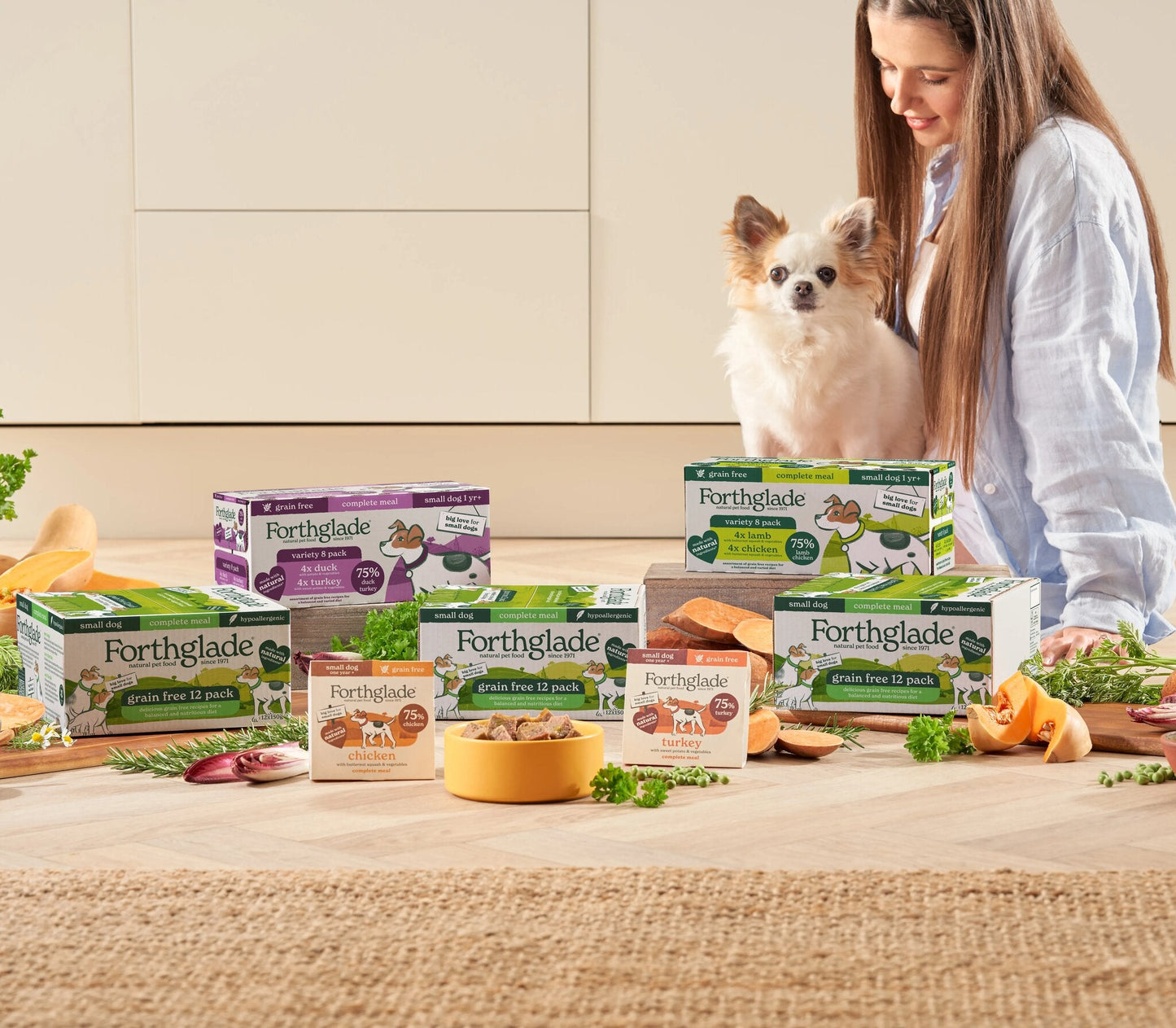 Wet Dog Food - Chicken & Lamb Variety Pack (8 x150g)