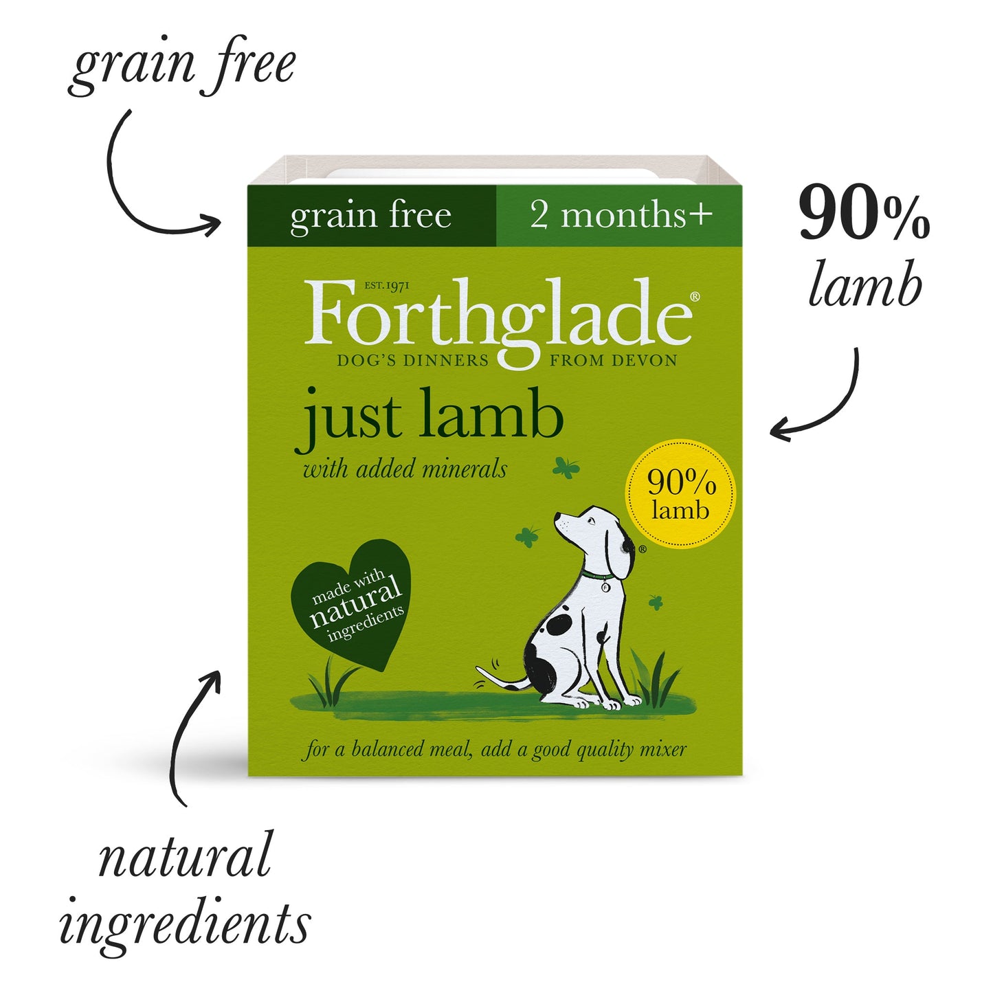 Just Lamb Natural Wet Dog Food