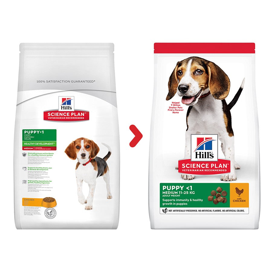 Hill's Science Plan Puppy Medium Dry Dog Chicken 2.5kg