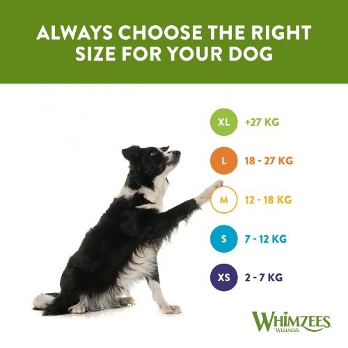 Whimzees Stix Extra Small Dental Dog Chew Treat Pack 56 Pack 80mm