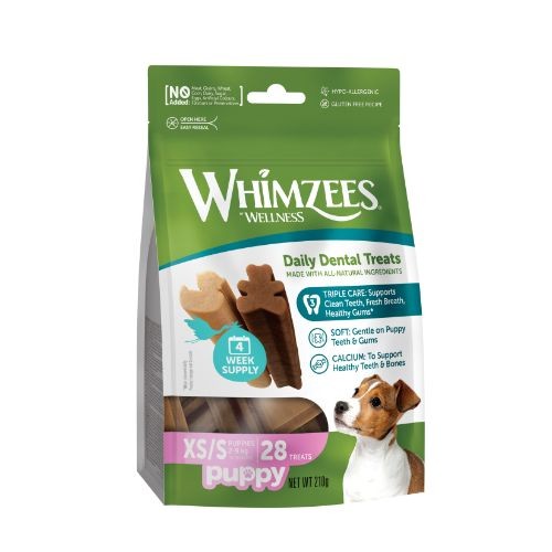 Whimzees Puppy Stixx Value Bag Dog Treats XS/S 28 Pack