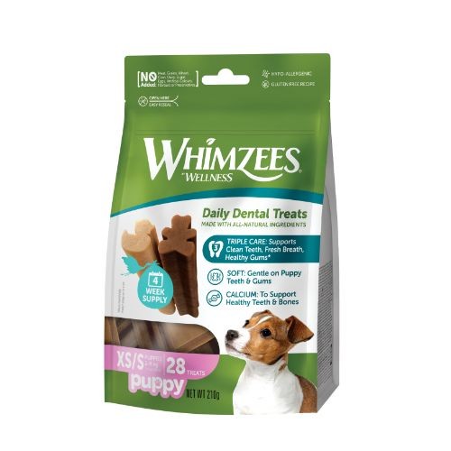 Whimzees Puppy Stixx Value Bag Dog Treats XS/S 28 Pack