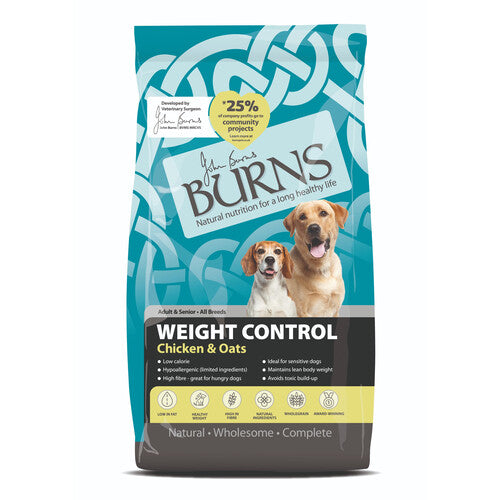 Burns Dog Weight Control Chicken & Oats 6KG