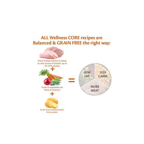 Wellness CORE Active Life with Chicken & Turkey Dry Dog Food 10kg