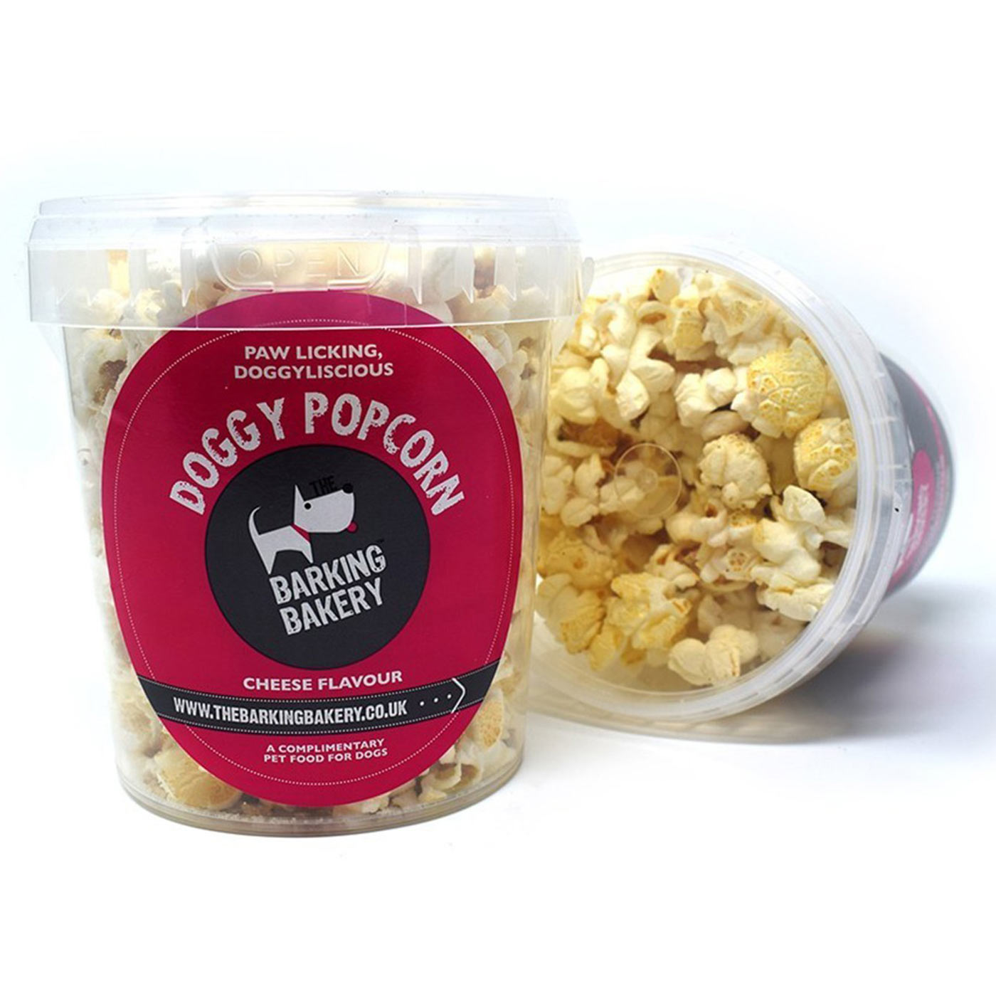 Barking Bakery Cheesey Pupcorn Tub 55g
