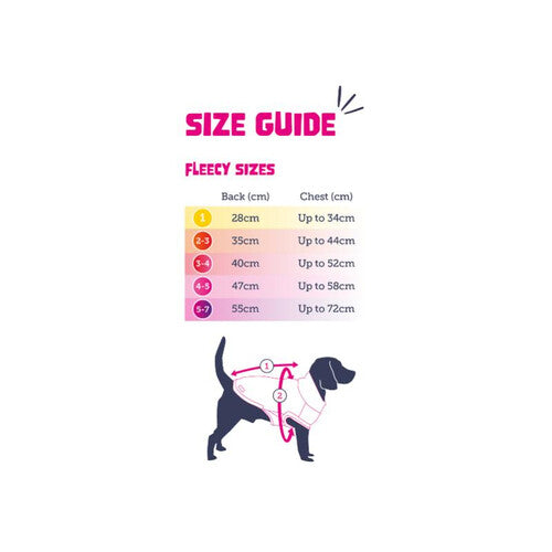 Doodlebone Dog Fleece Violet Size 5-7