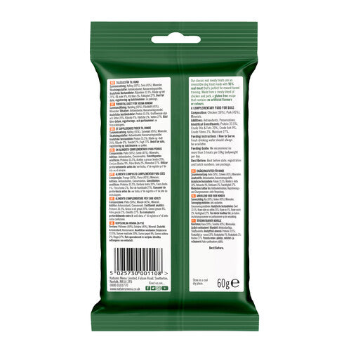Natures Menu Real Meaty Dog Treat with Chicken 60g