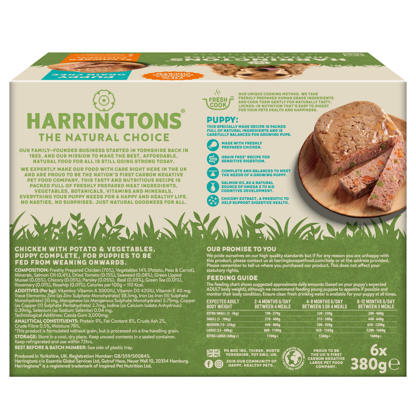 Chicken with Potato & Vegetables Grain Free Wet Puppy Food 18 x 380g