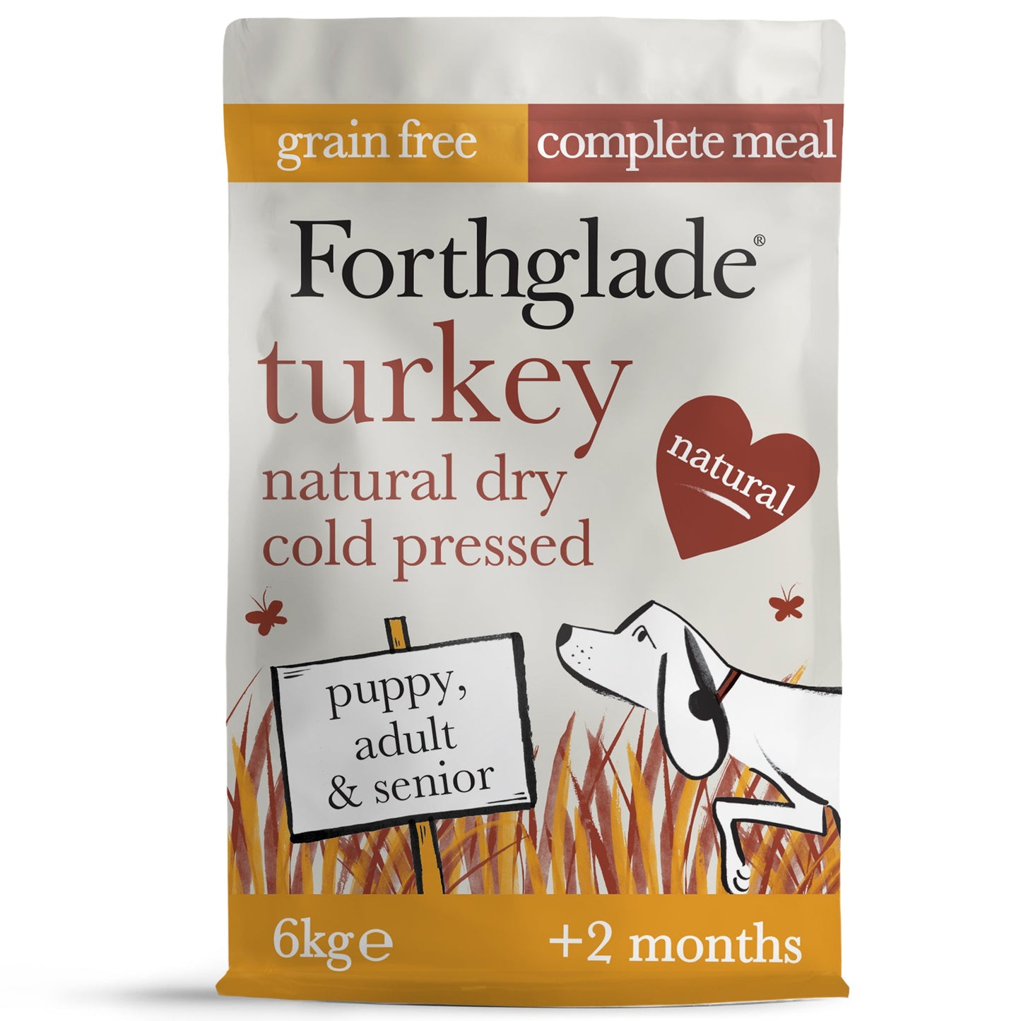 Turkey Natural Dry Cold Pressed Grain Free Dog Food