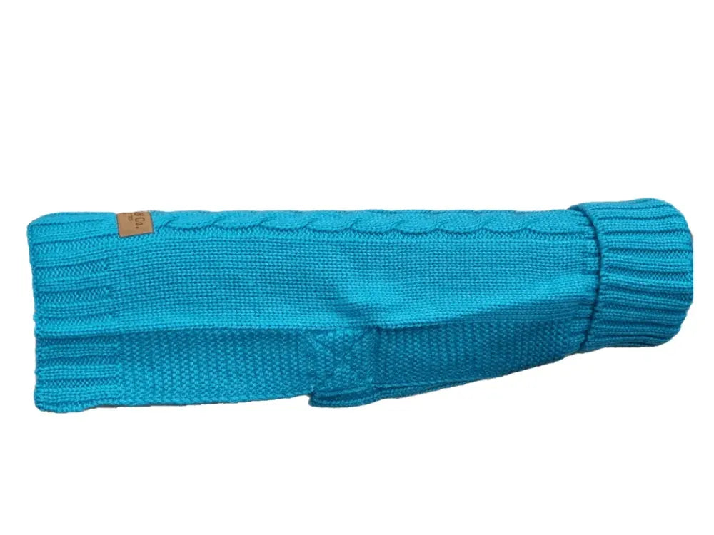 The Jazz Dog Jumper in Peacock Blue
