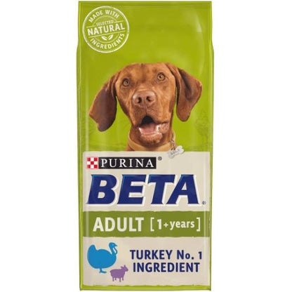 Beta Adult Dry Dog Food with Turkey & Lamb 14kg