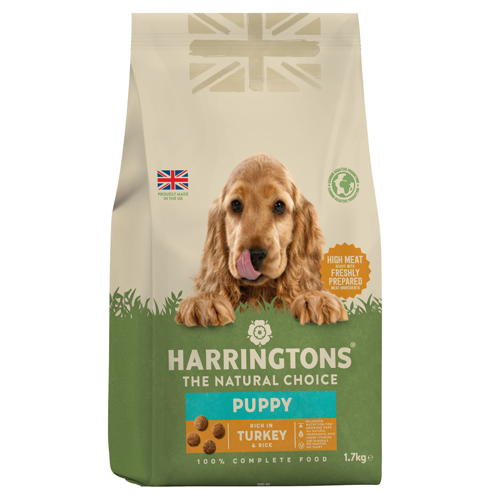 Dry Puppy Food Rich in Turkey & Rice 1.7kg