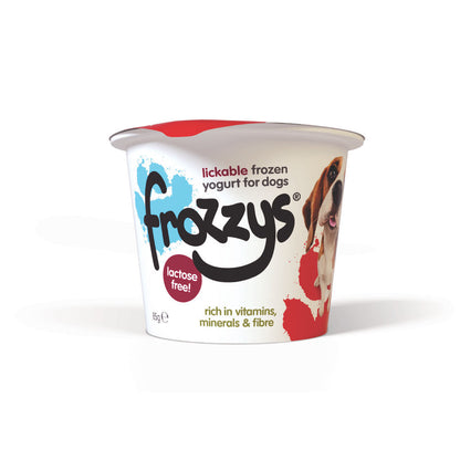 Frozzys Lickable Frozen Strawberry Yoghurt Treat for Dogs 85g