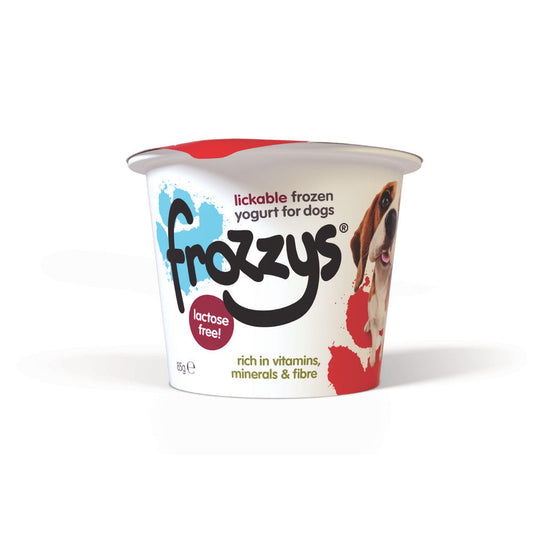Frozzys Lickable Frozen Strawberry Yoghurt Treat for Dogs 85g