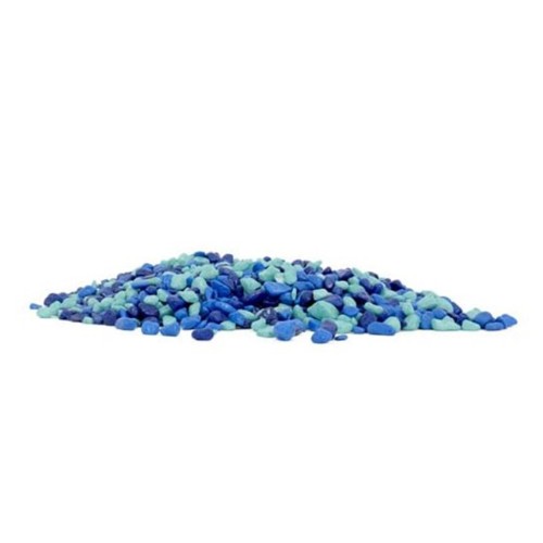 Marina Decorative Gravel Tri-Colour Blue, 2kg