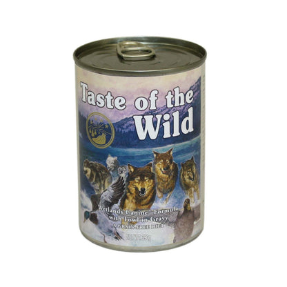 Taste of the Wild Wetlands Canine Canned Wet Dog Food  in Gravy 12 x 390g