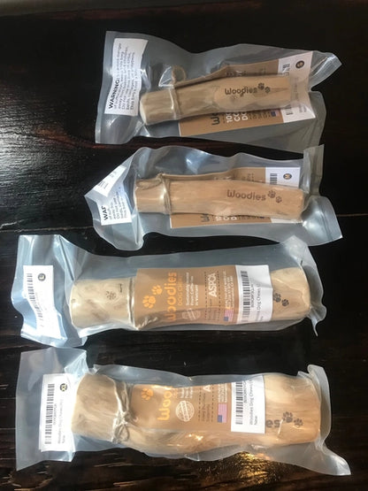 Woodies Coffee Wood Dog Chew Toys