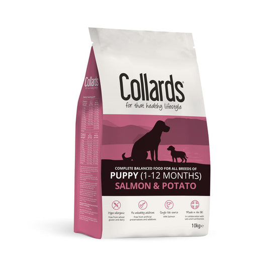 Collards Salmon And Potato Dry Puppy Food - 10kg
