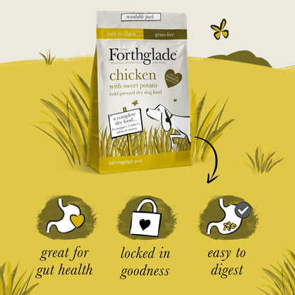 Chicken Cold Pressed Natural Grain Free Dry Dog Food