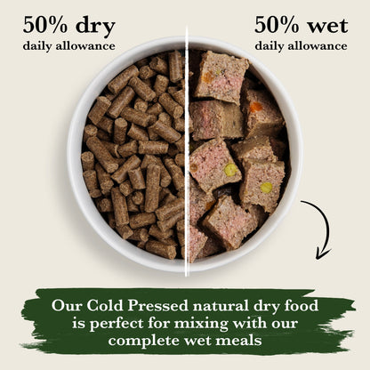 Turkey Grain Free Cold Pressed Natural Dry Dog Food - For Small Dogs