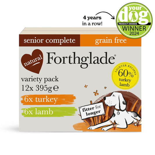 Senior Turkey, Lamb & Vegetables Wet Dog Food - Variety Pack