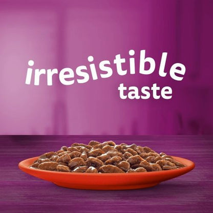 Whiskas Adult 1+ Cat Food Pouches Meat Selection in Gravy 12 x 100g