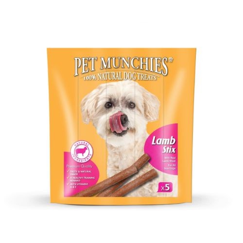 Pet Munchies Lamb Stix Dog Treats - 50g