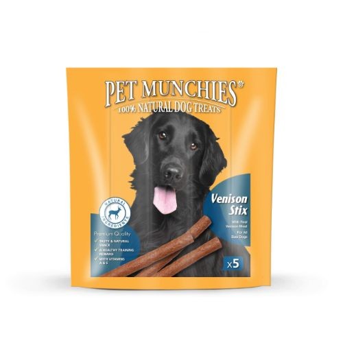 Pet Munchies Venison Stix Dog Treats - 50g