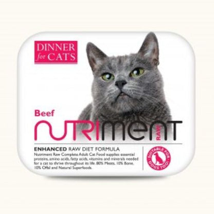 Nutriment Dinner for Cats in Beef 175g