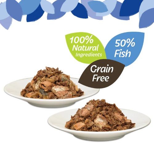 HiLife It's Only Natural Grain Free Cat Pouches The Fishy One in Jelly 8 x 70g