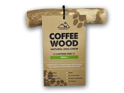 Premium Coffee Wood Dog Chews - Small