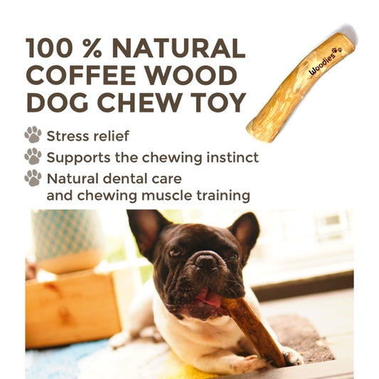 Woodies Coffee Wood Dog Chew Toys