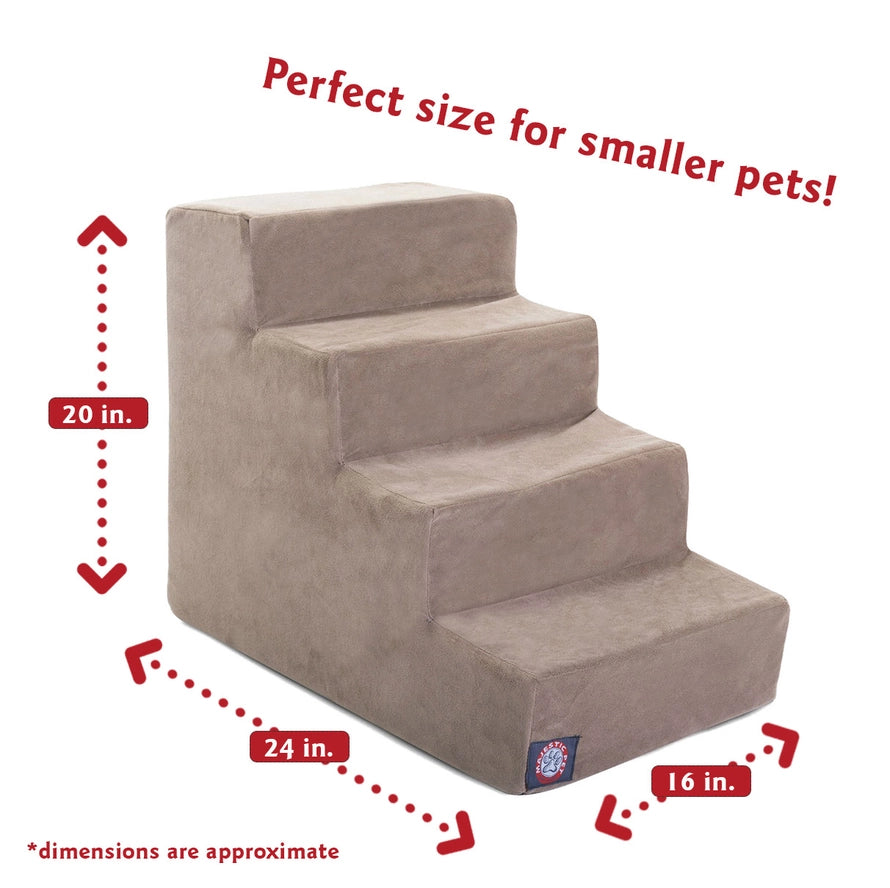 Suede Pet Stairs Steps