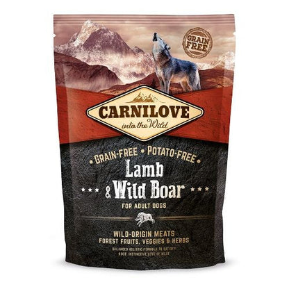 Carnilove Lamb & Wild Boar Dry Dog Food 1.5kg