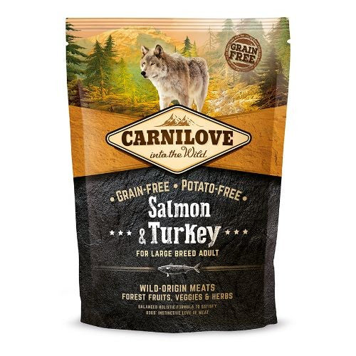 Carnilove Salmon & Turkey Large Breed Adult Dry Dog Food 1.5kg