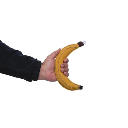 Vegan Leather Banana Dog Toy Eco Friendly