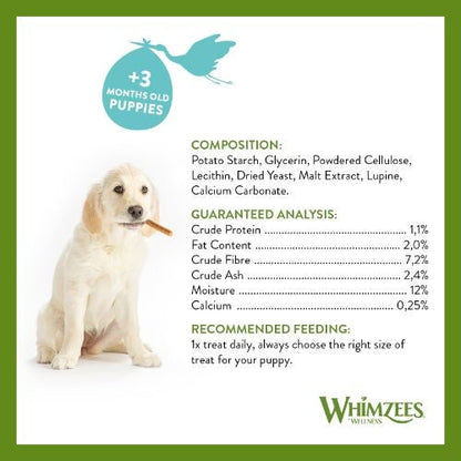 Whimzees Puppy Stixx Value Bag Dog Treats M/L 14 Pack