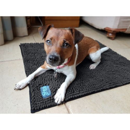 Henry Wag Microfibre Noodle Mat - Grey Large 86 x 76cm