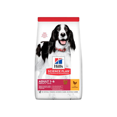 Hill's Science Plan Adult Medium Dry Dog Chicken 2.5kg