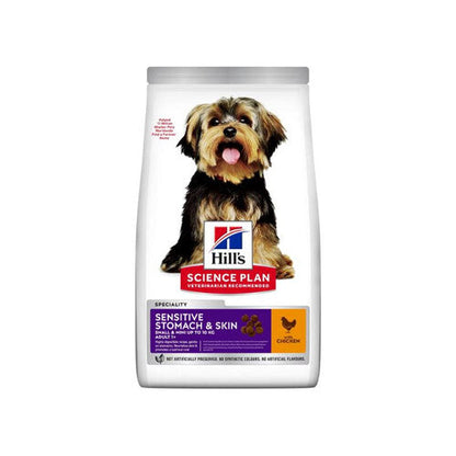 Hill's Science Plan Adult Sensitive Stomach & Skin Small & Mini Dry Dog Chicken 1.5kg