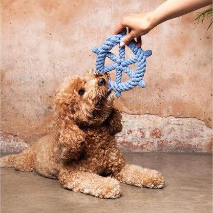 Dog Captain's Wheel Rope Toy