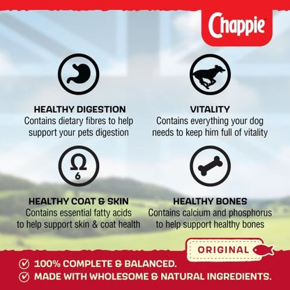Chappie Adult Original Wet Dog Food Can 12 x 412g