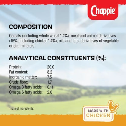 Chappie Dry with Chicken & Whole Grain Cereal 15kg
