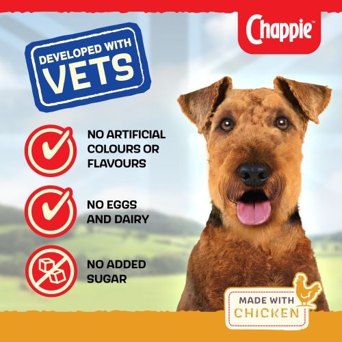 Chappie Dry with Chicken & Whole Grain Cereal 15kg