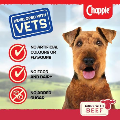 Chappie Dry Dog Food with Beef & Whole Grain Cereal 15kg