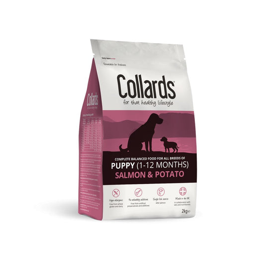 Collards Salmon And Potato Dry Puppy Food - 2kg