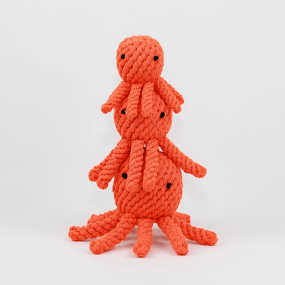 Handmade Small Eco-Octopus Chew Rope Toys