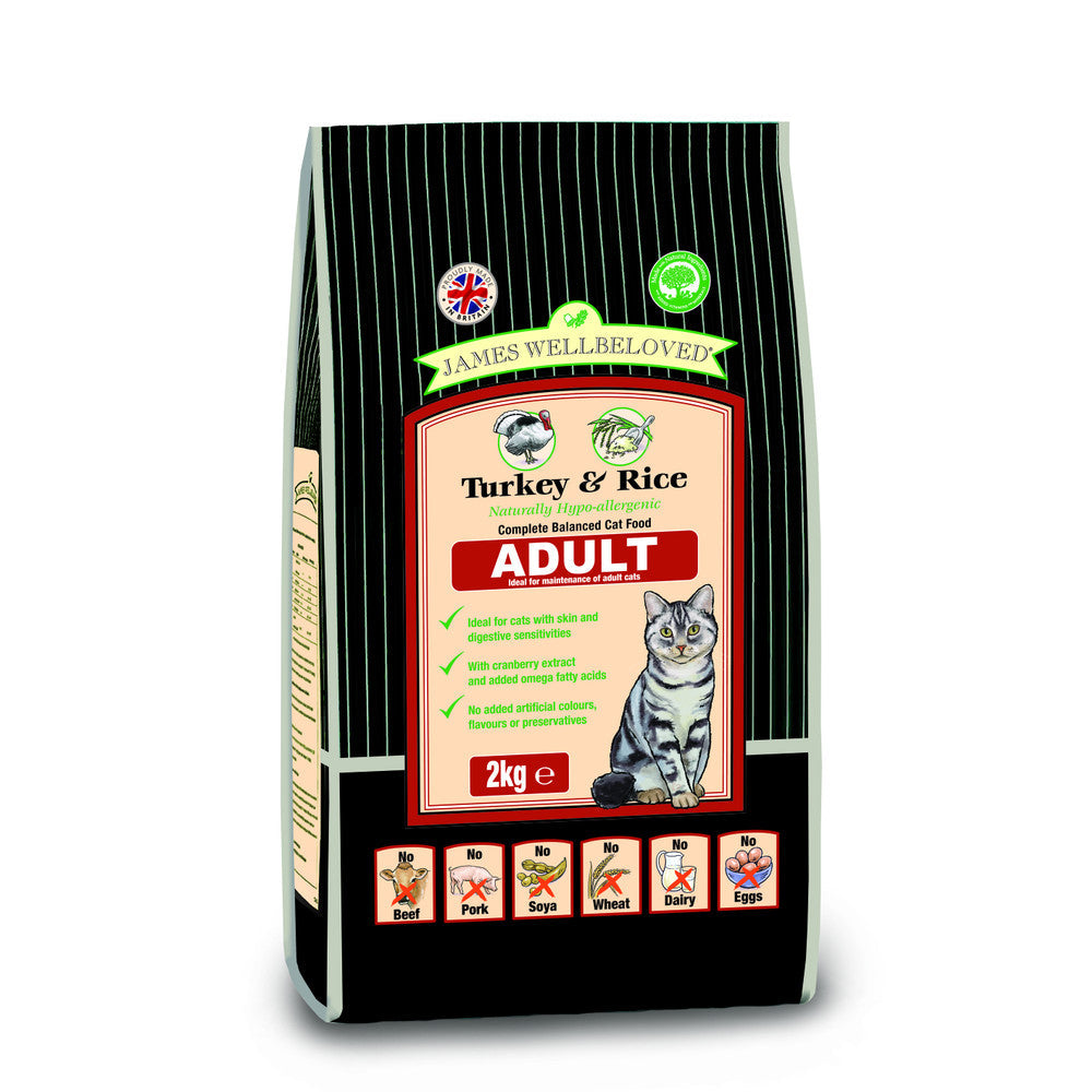 James Wellbeloved Adult Cat with Turkey 1.5kg