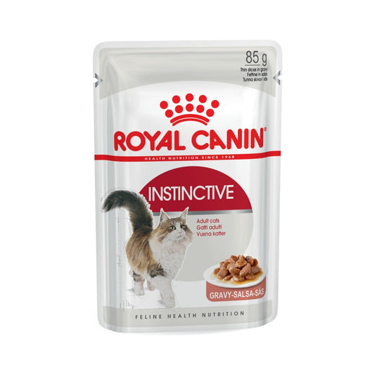 Royal Canin Instinctive Cat Food in Gravy Pouches 12 x 85g