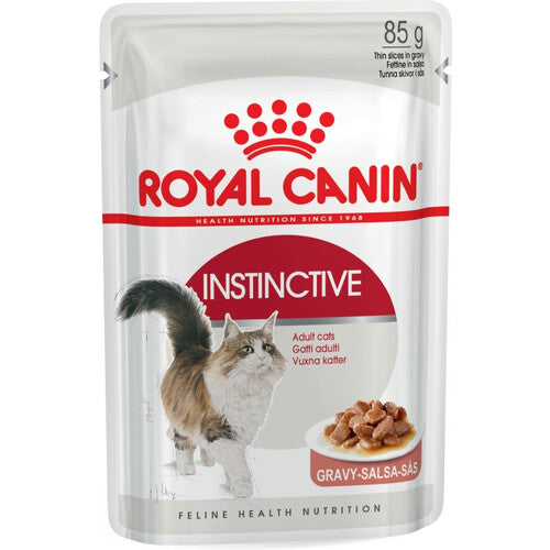 Royal Canin Instinctive Cat Food in Gravy Pouches 12 x 85g